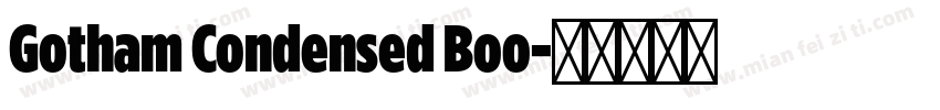 Gotham Condensed Boo字体转换